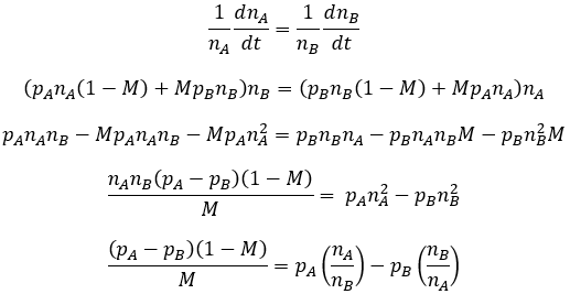 Differentiation equation evolutionary equilibrium with mutation