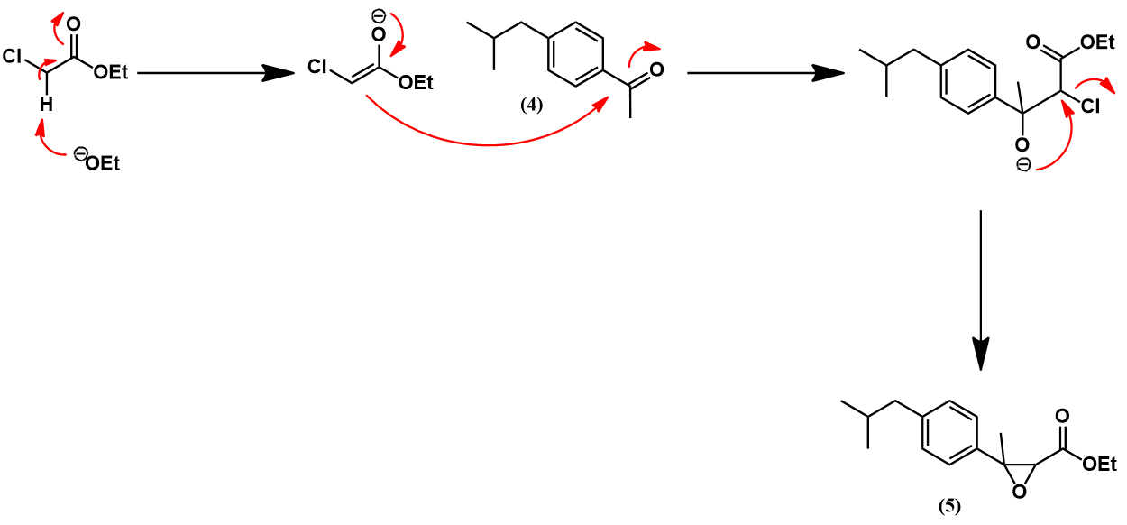 Darzens reaction mechanism