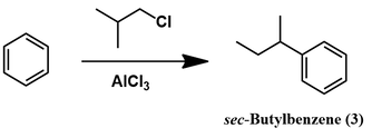 Friedel-Crafts alkylation benzene