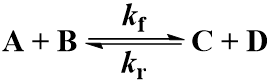 Second order reversible kinetic scheme
