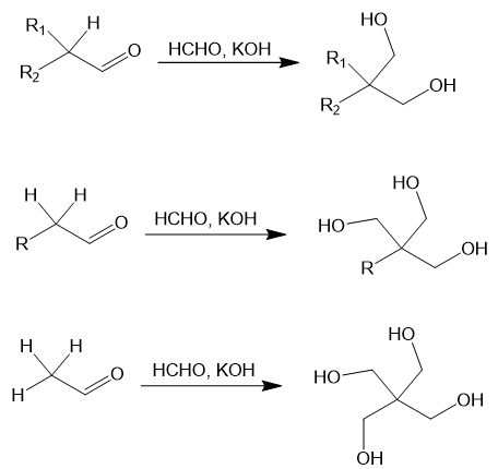 Tollens condensation using aldehyde substrates